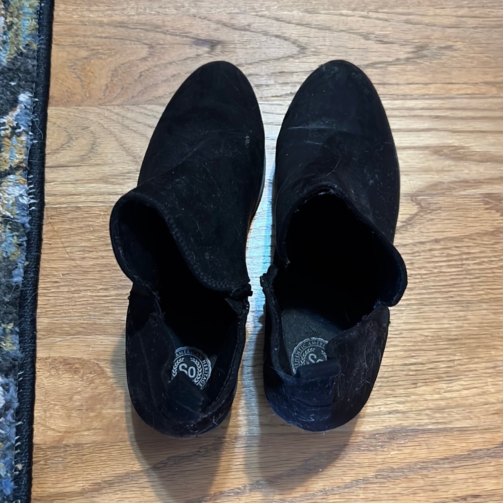heels w zipper, black